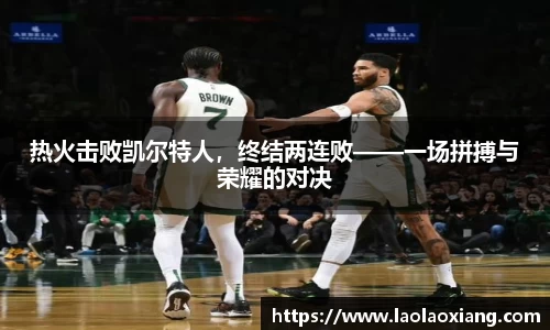 热火击败凯尔特人，终结两连败——一场拼搏与荣耀的对决