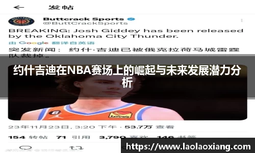 约什吉迪在NBA赛场上的崛起与未来发展潜力分析